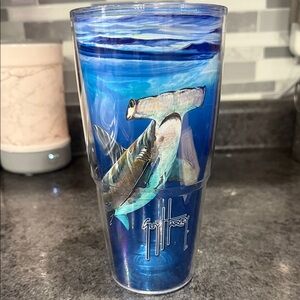Guy Harvey Ocean Blue Shark Tumbler